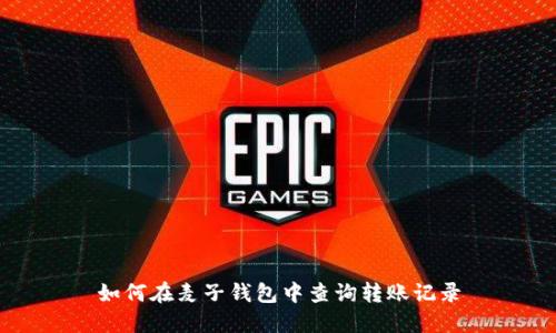 如何在麦子钱包中查询转账记录
